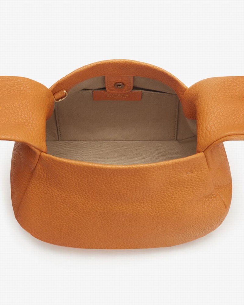 Cuyana Mini Bow Ženske Torbe za Rame Žute | HZO3326HU