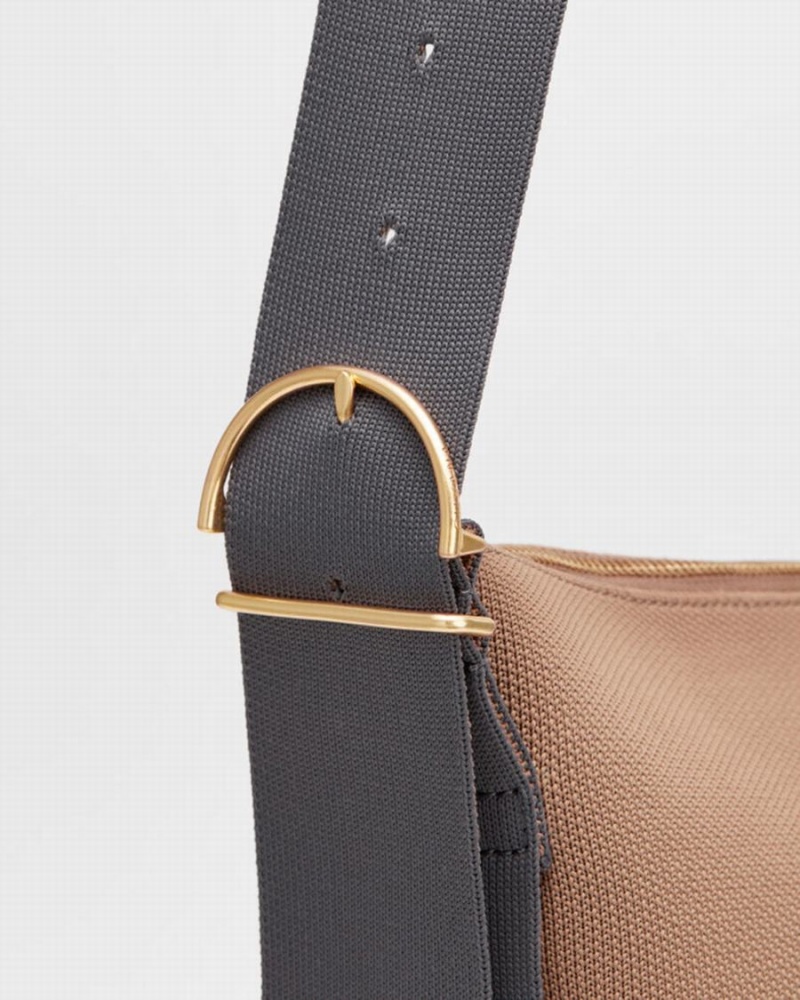 Cuyana Oversized Sling Ženske Torba Crossbody Kaki Boja | FCU3064QN