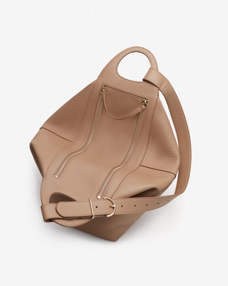 Cuyana Paloma Ženske Torbe za Rame Kaki Boja | GUH2268HB